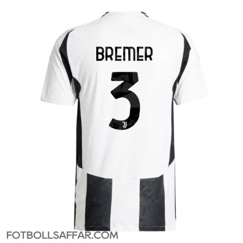 Juventus Gleison Bremer #3 Hemmatröja 2024-25 Kortärmad